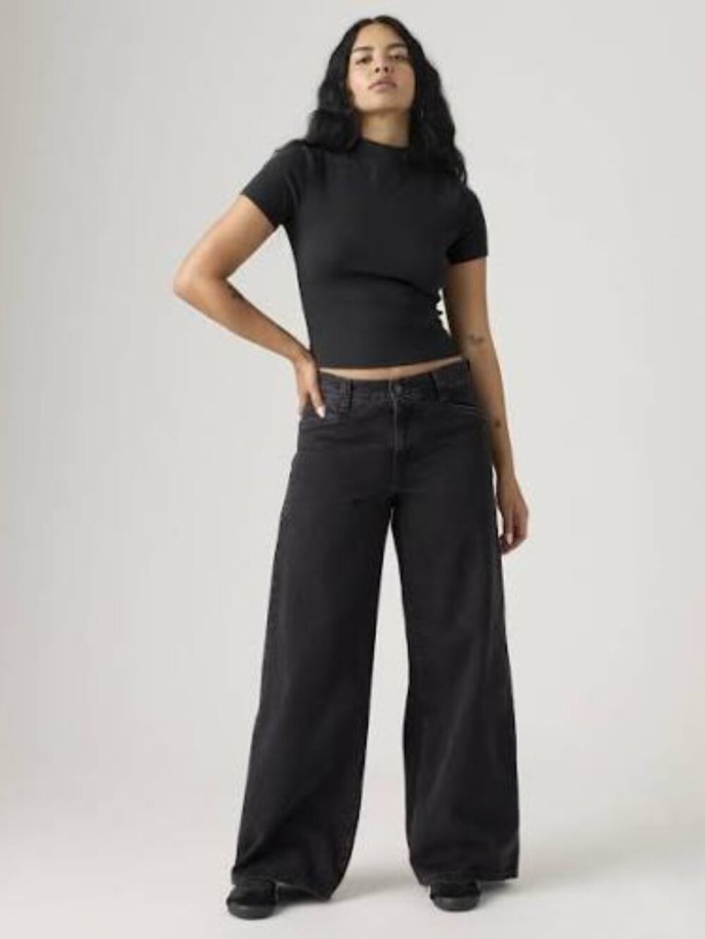 Levi’s Faded Black 94’ Baggy Wide Leg Jeans‎